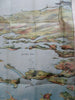 Boston Harbor & South Shore Provincetown c. 1910 folding panorama map