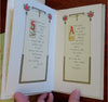 Gift Books c.1910 chromolitho lot x 6 books Well Wishes Valentines Condolences