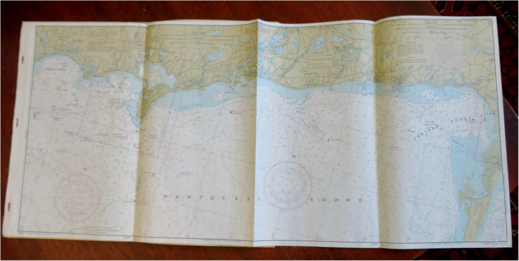 Cape Cod & Buzzard's Bay Massachusetts 1977 So. coastal survey nautical maps x 4
