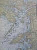 Cape Cod & Buzzard's Bay Massachusetts 1977 So. coastal survey nautical maps x 4