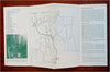 Fox State Forest Hillsboro New Hampshire c. 1958 tourist trail map brochure