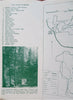 Fox State Forest Hillsboro New Hampshire c. 1958 tourist trail map brochure