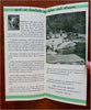Vermont Hunting & Fishing Vacation Brochure 1937 tourist info w/ maps