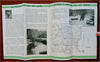 Vermont Hunting & Fishing Vacation Brochure 1937 tourist info w/ maps