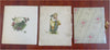 Poetry Gift Books Chromolithography c. 1880-90's color lithography lot x 3 books