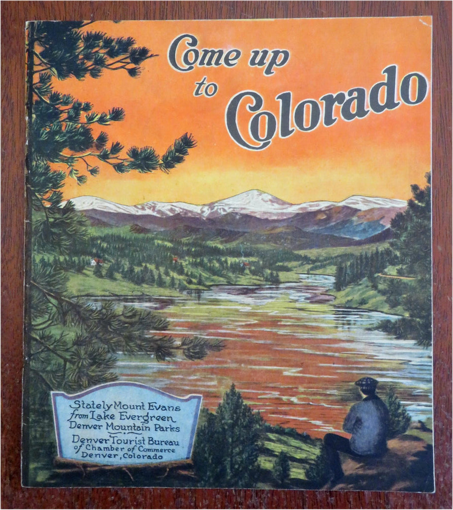 Colorado Tourist Brochure Vacation Spots Sightseeing c. 1930's pictorial booklet