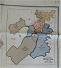 Massachusetts Political Congressional Districts Redistricting 1891 large map