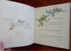 Souvenir Greeting Books c. 1910's Lot x 4 lovely colorful keepsakes