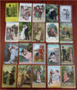 Love & Humor Romance Post Card Lot x 80 Souvenir Keepsakes c. 1910 ephemera lot