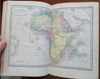 Geographic Dictionary Ancient & Modern 1855 Meissas Michelot book w/ 8 hc maps