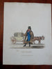 British Scenes of Life Fashion County Fair 1825 Lot x 8 hand colored prints