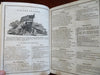 Poetical Geography Children's 1850 leather book California Gold Mining illustr.