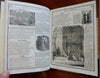 Poetical Geography Children's 1850 leather book California Gold Mining illustr.