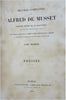 Alfred de Musset French Author Collected Works 1866 lovely 10 volume leather set