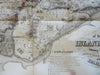 Battle of Harlem Heights British Manhattan New York City 1868 historical map