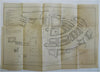 New York City in 1695 Lower Manhattan Wall Street Broad Way 1851 historical map