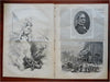 Uncle Sam Minute Man Nast art Indian Trading Harper's Reconstruction 1876 issue