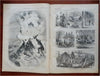 New York City 100 Years Ago Map Harper's Reconstruction Nast art 1876 issue