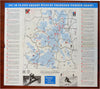 Colorado Skiing Centers Winter Sports Rocky Mountains 1950 tourist pictorial map