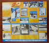 Colorado Skiing Centers Winter Sports Rocky Mountains 1950 tourist pictorial map