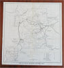 Rocky Mountain National Park Colorado Estes Park c. 1951 tourist park map