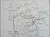 Rocky Mountain National Park Colorado Estes Park c. 1951 tourist park map
