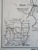 Rocky Mountain National Park Colorado Estes Park c. 1951 tourist park map