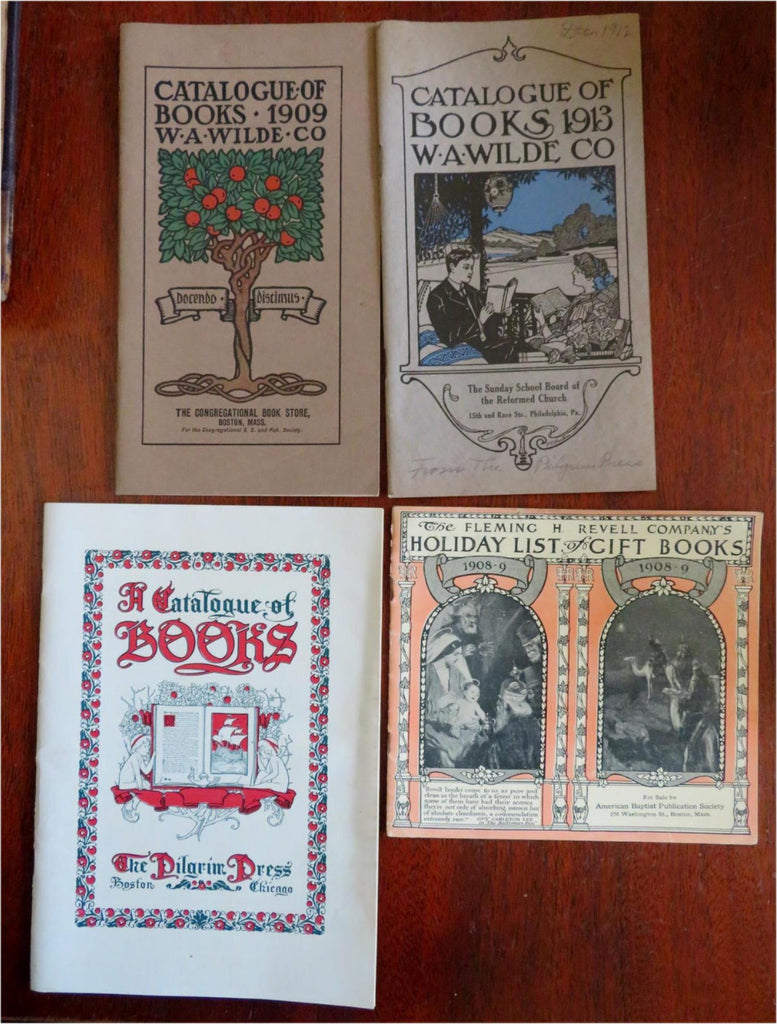 Gift Book Catalogs 1908-1913 Lot x 4 pictorial promo catalogs vintage ads