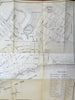 New York City in 1776 Major Holland Detailed City Plan 1863 historical map