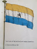 Flag Prints New England Dutch East India Company 1863 lot x 2 prints hand color