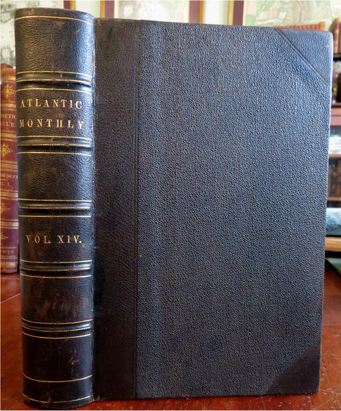 Atlantic Monthly 1865 Jan-December book contributors Stowe Whittier Lowell James