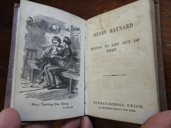 Trying to Get Out of Debt 1862 Henry Maynard money loans economics religion