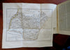 Spain Portugal Geographical Dictionary 1826 Dr. de Minano fine rare 10 vols maps