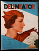 Delineator Art Deco style fashion culture magazine 1934 early Comic Strips