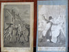 Crime engravings Murder c. 1760-90 lot x 19 rare engraved prints