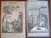 Crime engravings Murder c. 1760-90 lot x 19 rare engraved prints