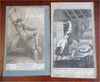 Crime engravings Murder c. 1760-90 lot x 19 rare engraved prints