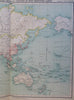 Catholic & Greek Catholic Missions Europe Asia Africa 1910-20 Bartholomew map