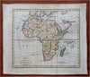 Africa Continent Egypt Madagascar Guinea Abyssinia 1793 Neele engraved map