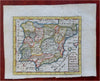 Spain & Portugal Madrid Lisbon Seville Pamplona Barcelona Grenada c. 1770's map