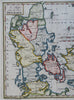 Denmark Jylland Sjaelland Schleswig-Holstein Copenhagen 1790 Neele engraved map