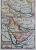 Arabia Middle East Iran Persia Ottoman Empire 1777 charming miniature map