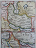 Arabia Middle East Iran Persia Ottoman Empire 1777 charming miniature map