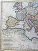 Ancient Europe Roman Empire North Africa Hispania Gaul Italy 1797 Neele map