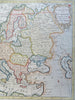 Europe Holy Roman Empire Ottoman Empire 1786 Bowen hand color map