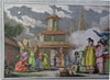 Chinese Lunar New Year Festival Scene China 1789 Barlow ethnic costume print