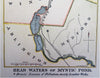 Mystic River & Pond Woburn Massachusetts Pollution Leather Works 1876 map