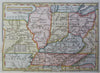 Western States Missouri Ohio Illinois Iowa Lot x 2 1840 & 1851 Goodrich maps