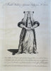 Women's Fashion Prints Greece Bulgaria Anatolia 1759 Lot x 4 costume prints