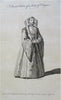 European Noblewomen England Bavaria Cologne 1759 Lot x 5 women's fashion prints